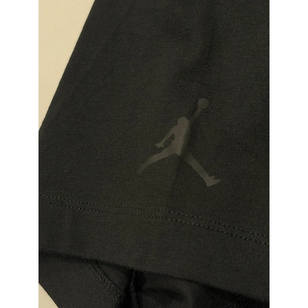 Jordan Watercolor Jumpman Graphic Tee FN5980-010 Black Cotton Mens Large NWT